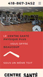 Mobile Screenshot of centresantephysiqueplus.com